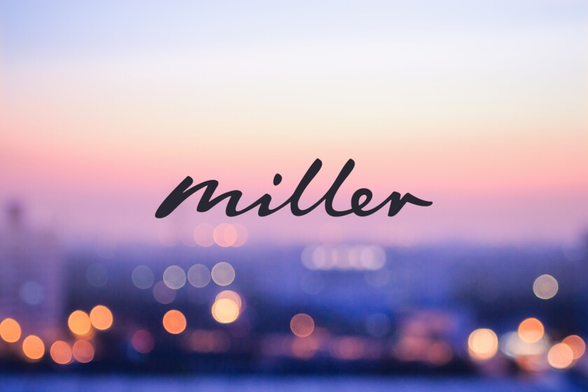 Blurred city sunrise background