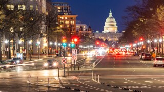 US Capitol Building Sunset