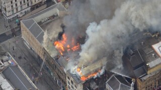 Fire in Glasgow