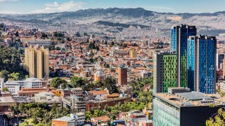 Bogota Skyline cityscape Colombia