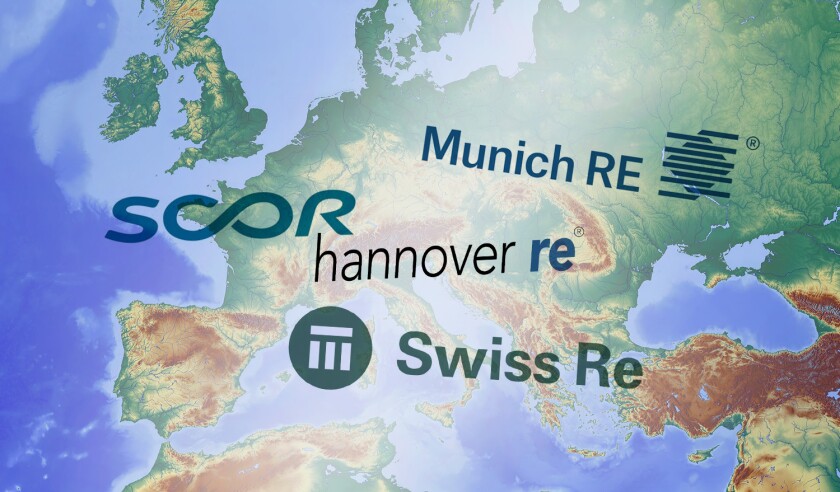 eur Continental II big four reinsurers munich re scor hannover re swiss re.jpg