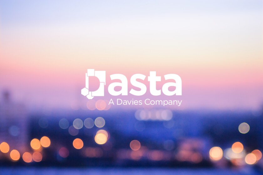 Blurred city sunrise background