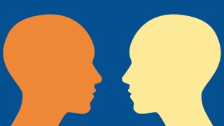 Woman and Woman Speech Bubbles