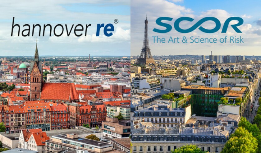 Hannover Re and Scor logos hanover paris.jpg