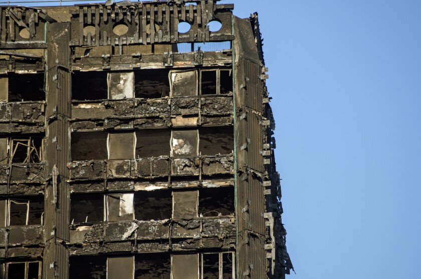 Grenfell Tower top floors