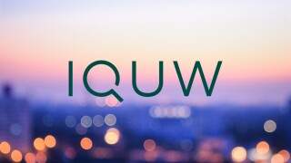 Blurred city sunrise background