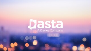 Blurred city sunrise background