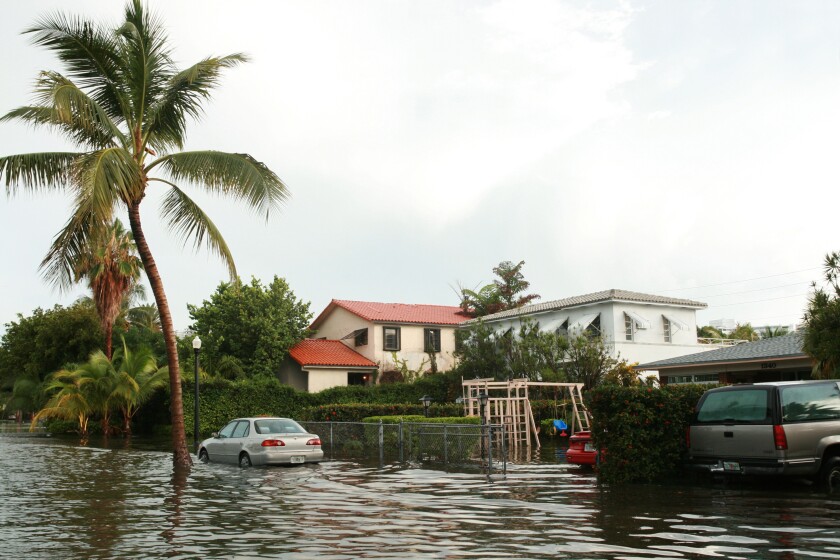 Flooding in Miami Beach CARS FLORIDA