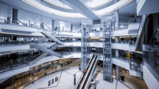 modern shopping mall