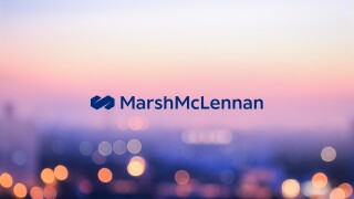 Blurred city sunrise background