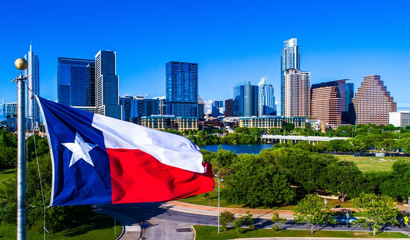texas flag downtown Austin Texas .jpg