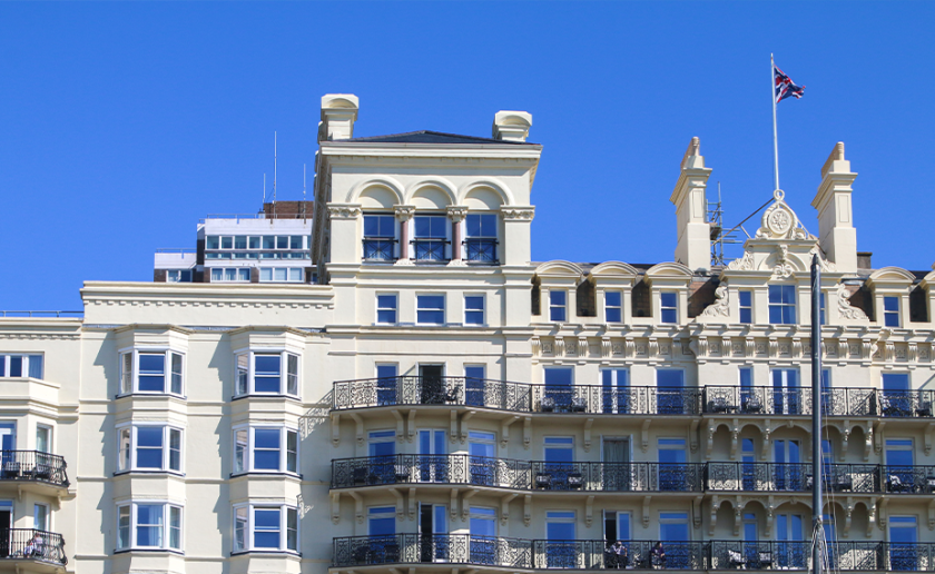 Grand Hotel on Brighton Seafront in East Sussex, England.png