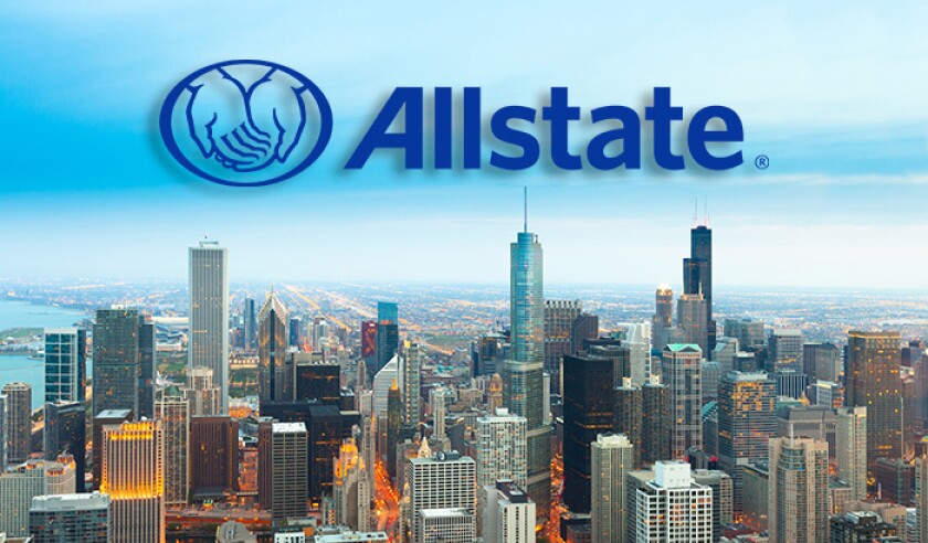 Aerial view of downtown Chicago