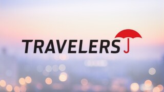 Blurred city sunrise background