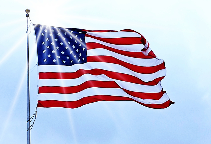 usa flag sun shining.png