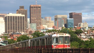 Subway Train boston