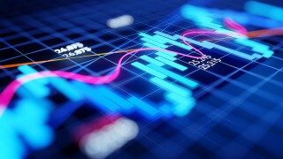 Economy Business and Investment Stock Chart