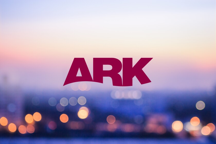 Blurred city sunrise background