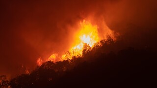 Lake Christine Fire in burning over 5000 acres in Colorado