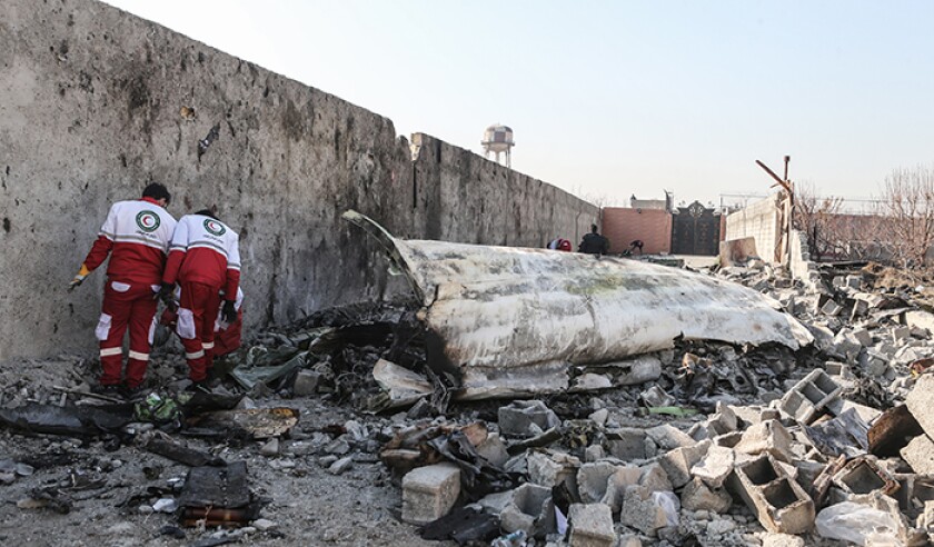 Ukrainian plane crash in Iran