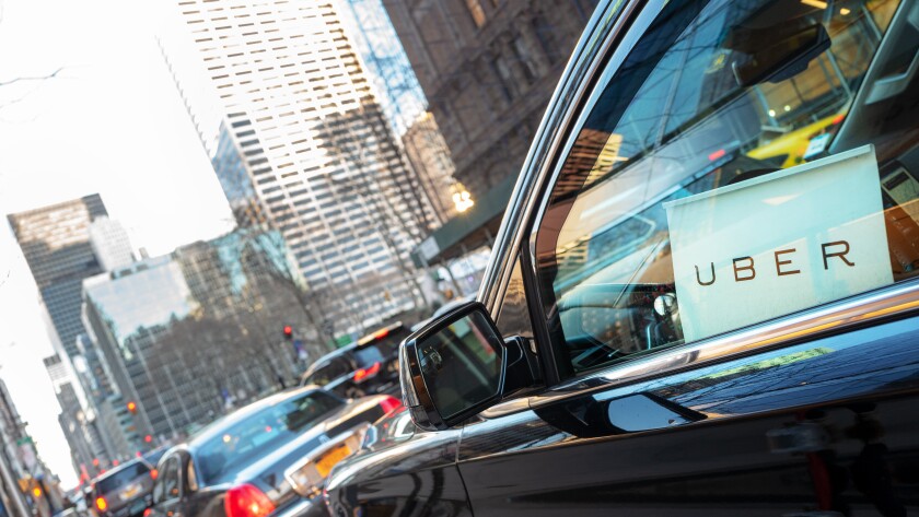 Uber car service in New York City