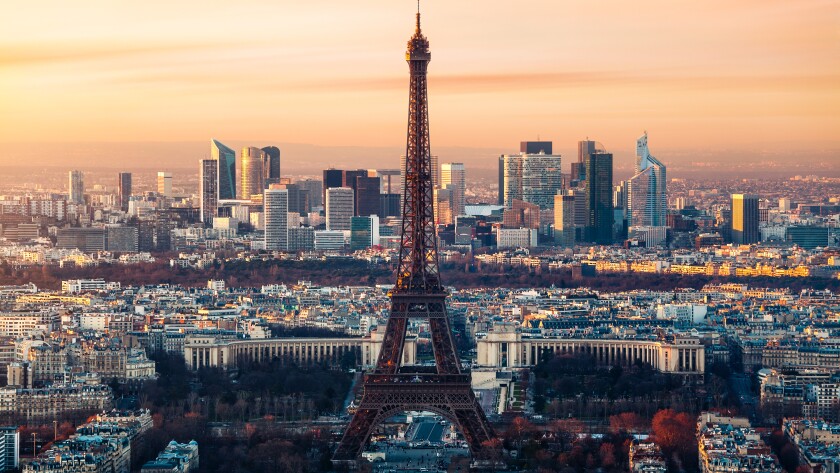 Eiffel Tower in Paris, France