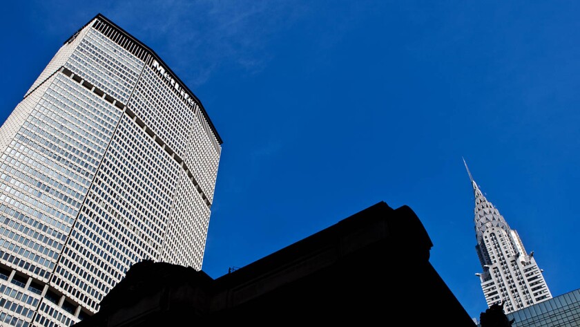 Metlife and Chrysler Building