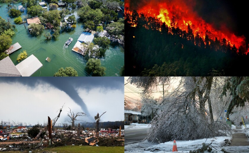 Catastrophes four tiles flood fire tornado snow storm climate.jpg