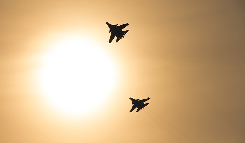 two planes silhouettes aviation aerospace airplane.jpg