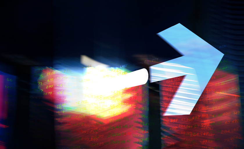 arrow abstract data finance results launch.png