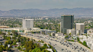 Sherman Oaks Cityscape from San Diego Freeway in San Fernando Valley, Los Angeles.png