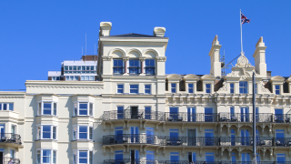 Grand Hotel on Brighton Seafront in East Sussex, England.png