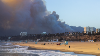 Pacific Palisades fire burns near Los Angeles, California view santa monica beach.png