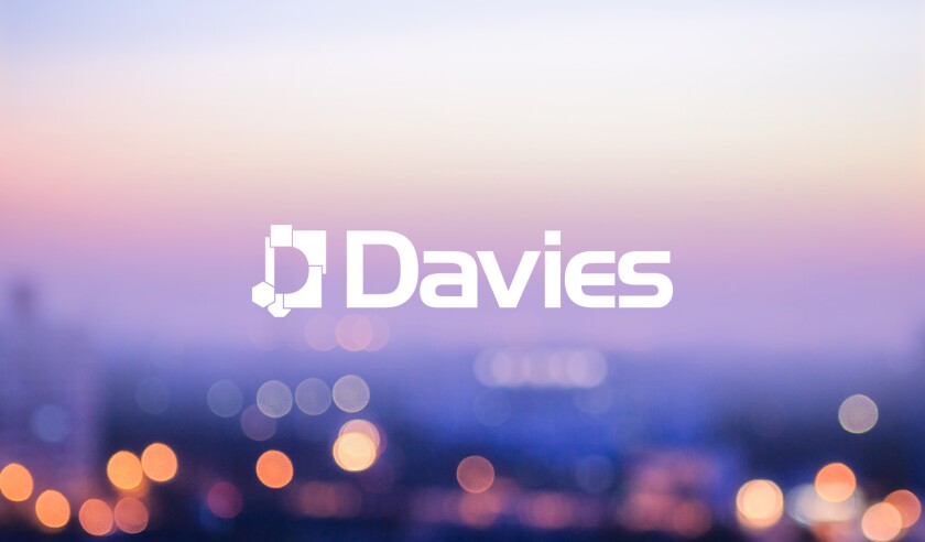 Blurred city sunrise background