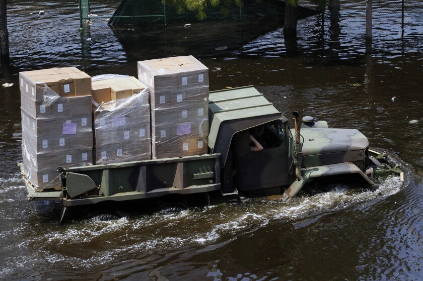 FEMA flood, federal flood, national guard