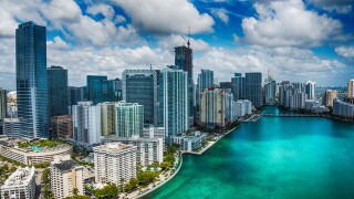 Downtown Miami Aerial