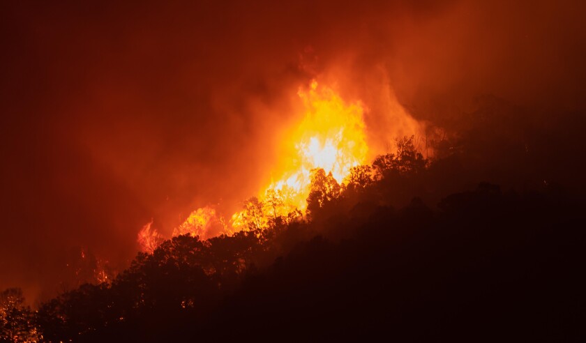 Lake Christine Fire in burning over 5000 acres in Colorado