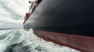 Container Ship at Sea
