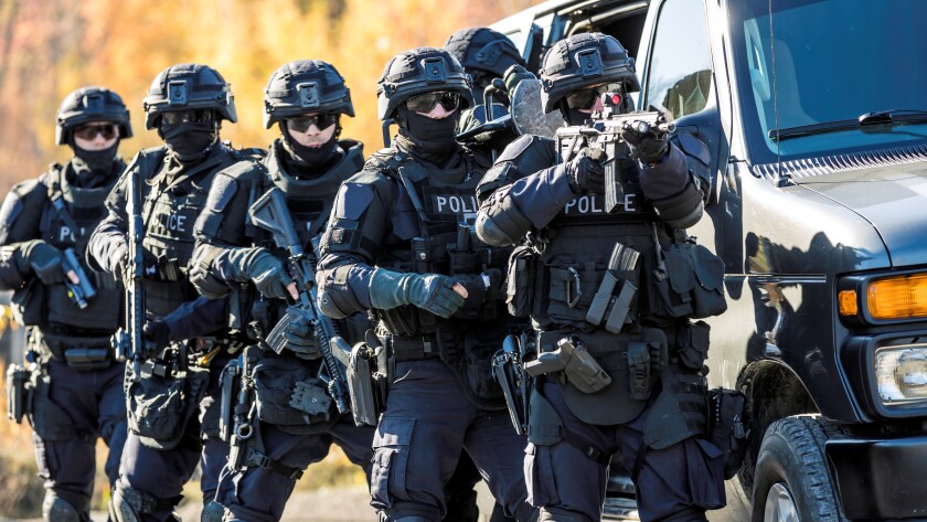 Police Swat Team at Work PVT