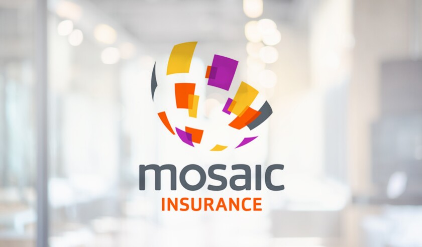 Abstract blurred office interior background