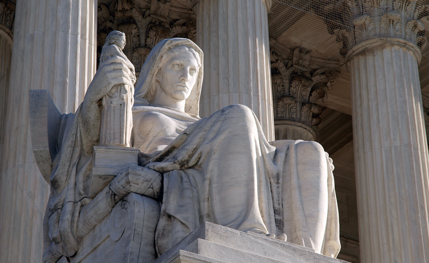 US Supreme Court statue, Washington DC