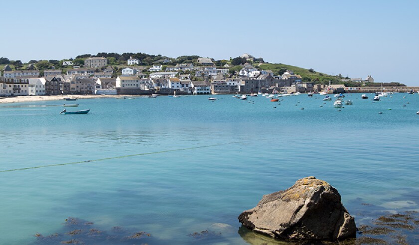 Hugh Town Harbour, Scilly, UK