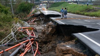 The Aftermath of Typhoon Hagibis in Mito City, Japan - 15 Oct 2019