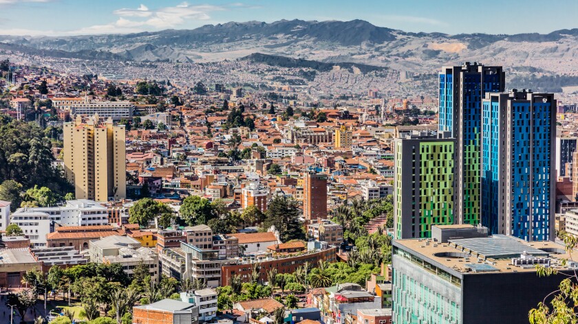 Bogota Skyline cityscape Colombia