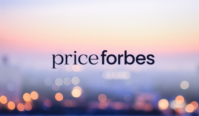 Blurred city sunrise background