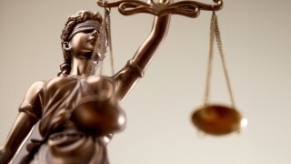 The Statue of justice, legal law concept image