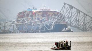 The deadly collapse of Baltimore's Francis Scott Key Bridge could rival or beat the maritime industry's largest-ever financial loss, with insurance claims expected to reach $1 billion or more. (Jerry Jackson/Baltimore Sun/TNS)