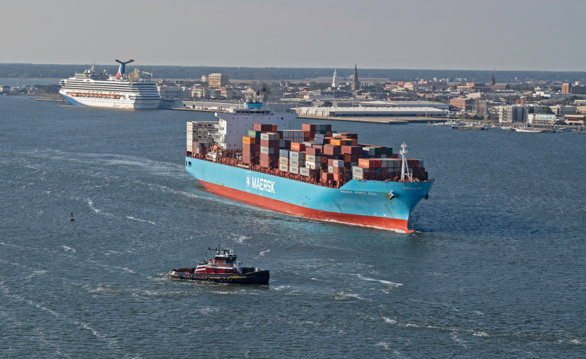 Charleston, SC marine cargo port tugboat cruise ship containership .png