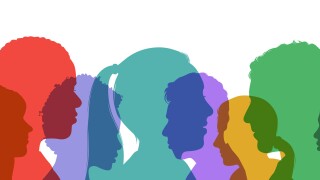 Young Adult Head Silhouettes