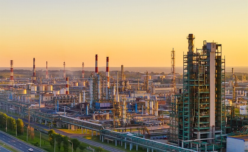 Aerial drone view of petrol industrial zone or oil refinery in Yaroslavl, Russia.jpg